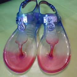 Super Cute Little Girl Michael Kors Jelly Sandals!!!