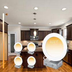 4ct Recessed Led Lights 6 Inches