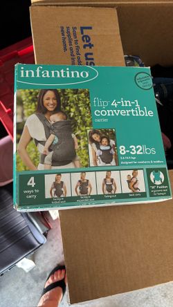 Infantino 4-1 Convertible Carrier Grey