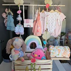 BABY CRATE CLOSET "SWEET DREAMS BOHO CHIC" 