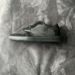 Jordan 1 low Travis Scott Black Phantom, Size 8.5