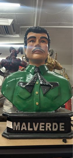 Malverde Bust Statue Figure