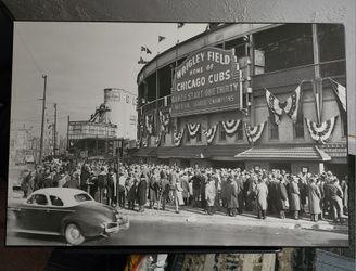 Wrigley Field Chicago Cubs Wall Print
