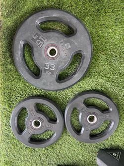 Domyos Rubber Olympic Weight Plates Set