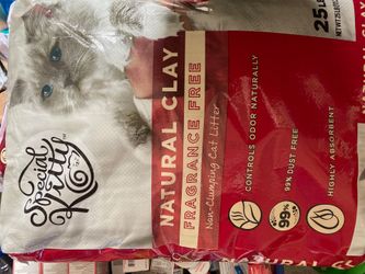 Natural clay cat food