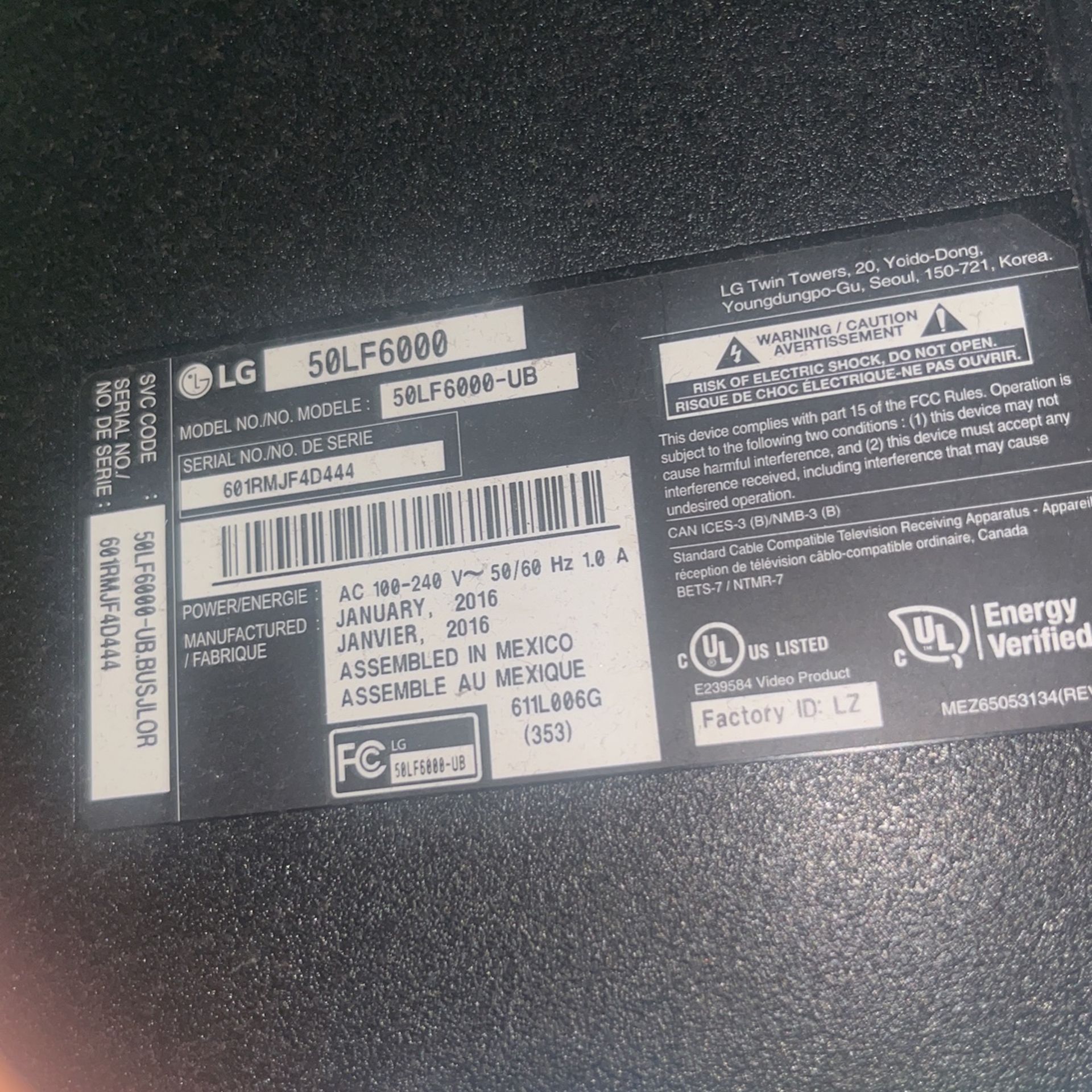 55 Inch LG Tv for Sale in Grand Terrace, CA OfferUp