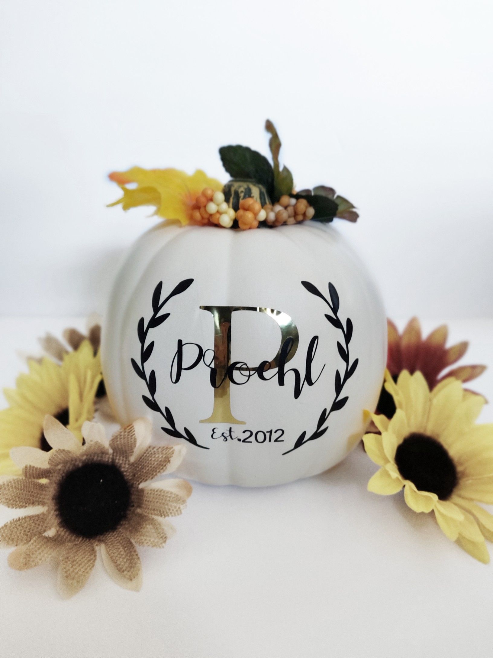 Personalized Pumpkin