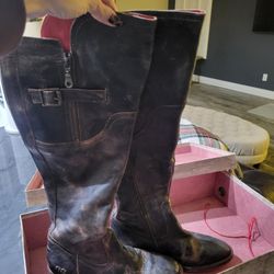 BedStu Genuine Leather Boots WORN ONCE
