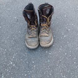 brown leather Georgia shoes size 13M 