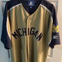 Michigan Wolverines Baseball Jersey 