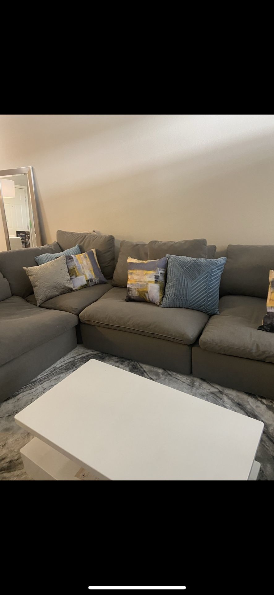 Couch Grey For Sale