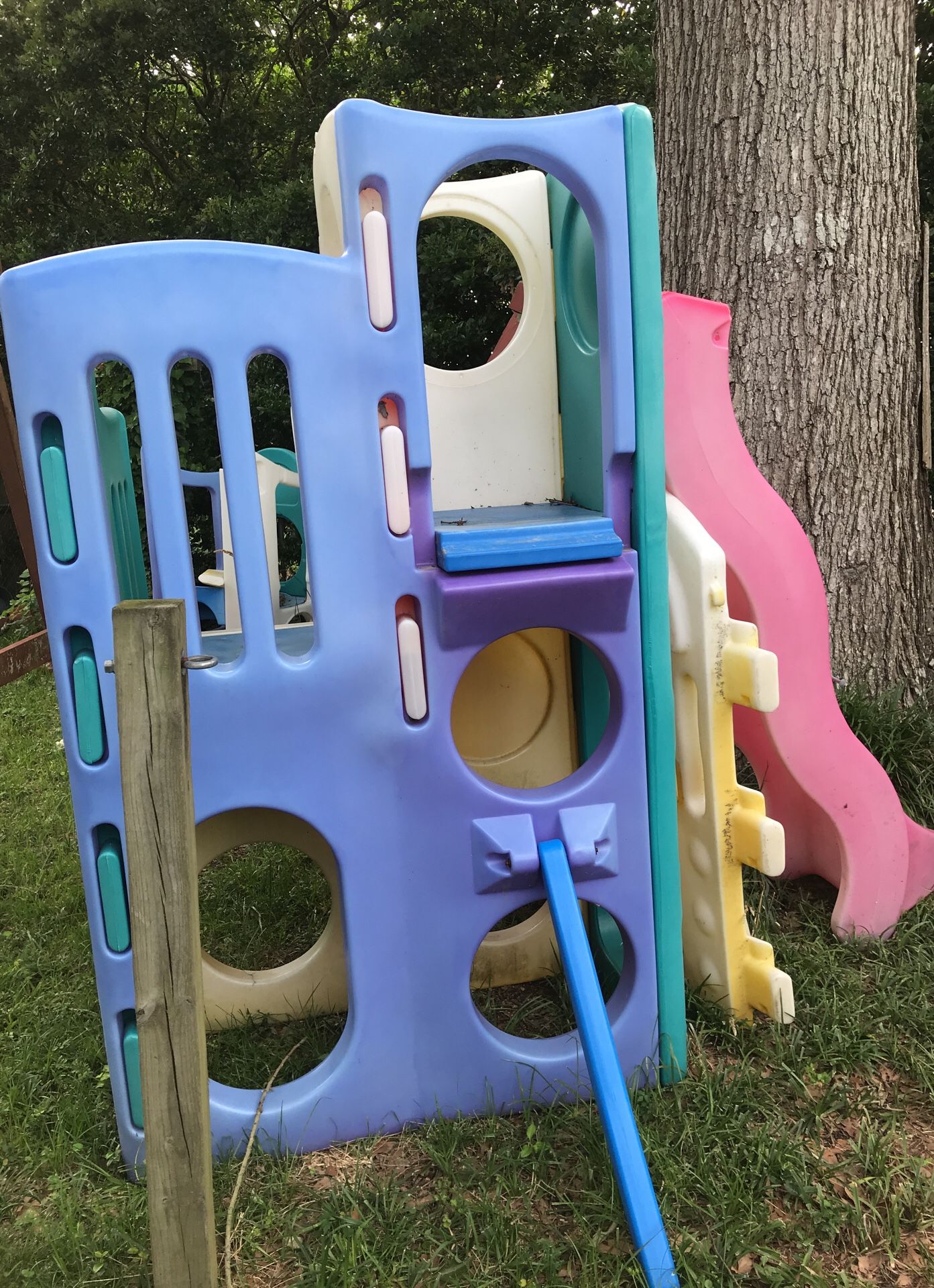 Kids play set with slides