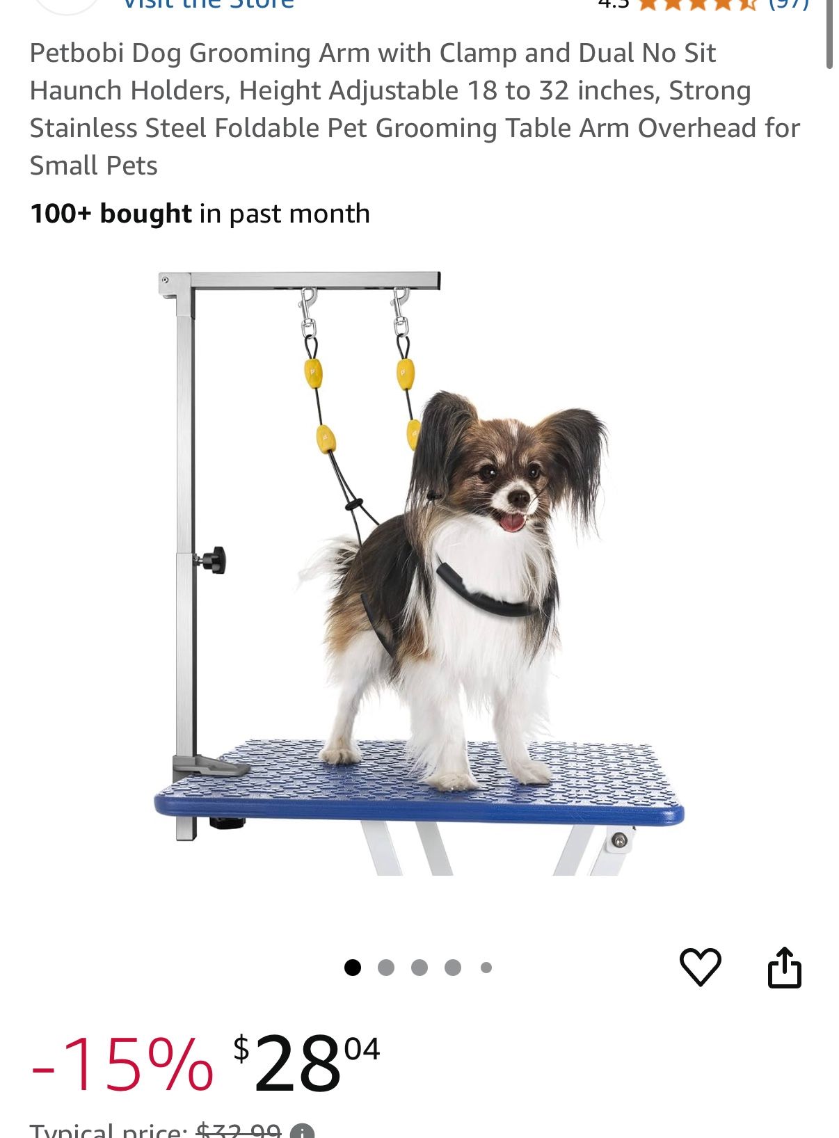 Dog Grooming Arm & Clamp