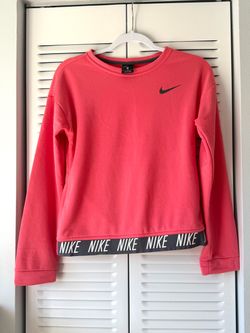 Nike Crop Crewneck Sweatshirt Pink
