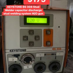 Keystone BS308 Welder Capacitor Discharge Stud Weldon System 