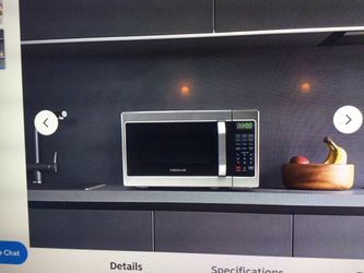 FARBERWARE PROFESSIONAL 1.2 CU FT. COUNTERTOP MICROWARE, STAINLESS STEEL / BLACK FM11SS 1000 WATT