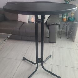 Tall Black Table 
