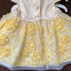Beautiful Yellow Baby Girl Dress 