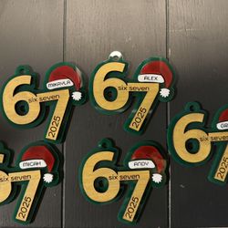 Custom 67 Christmas Ornament 