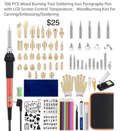 Wood burning tools