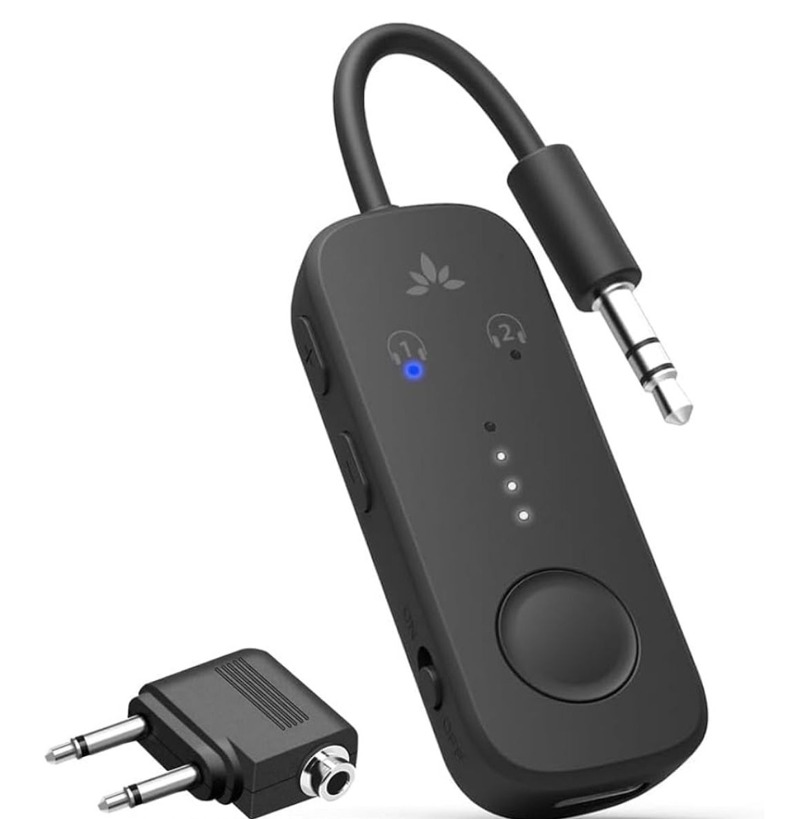 New In Box - Avantree Relay - Premium Airplane Bluetooth 5.3 Adapter, Supports 2 AirPods or Headphones with aptX Adaptive