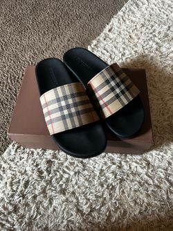 Burberry slides