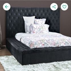 New Tuffted Bed Frame Comes In 2 Colors 