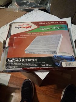 Interior Cabin Air Filter CP743, NEW