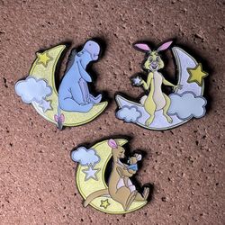 Disney Pin - Loungefly Winnie the Pooh Moon Series Set Bundle Lot [3 Pins]