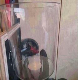 CLEAR WASTEBASKET- NEW