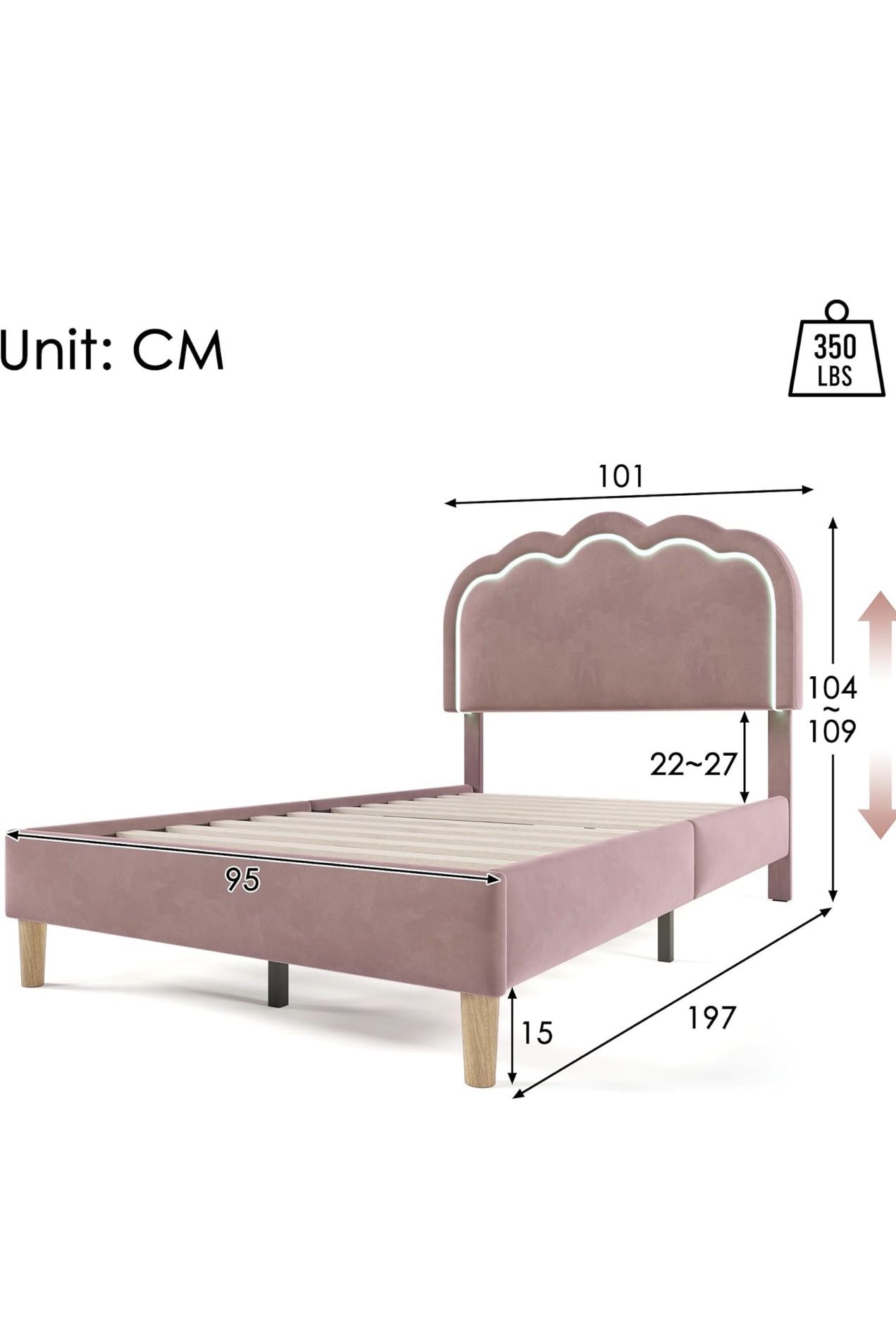 Bed LED Size Twin
