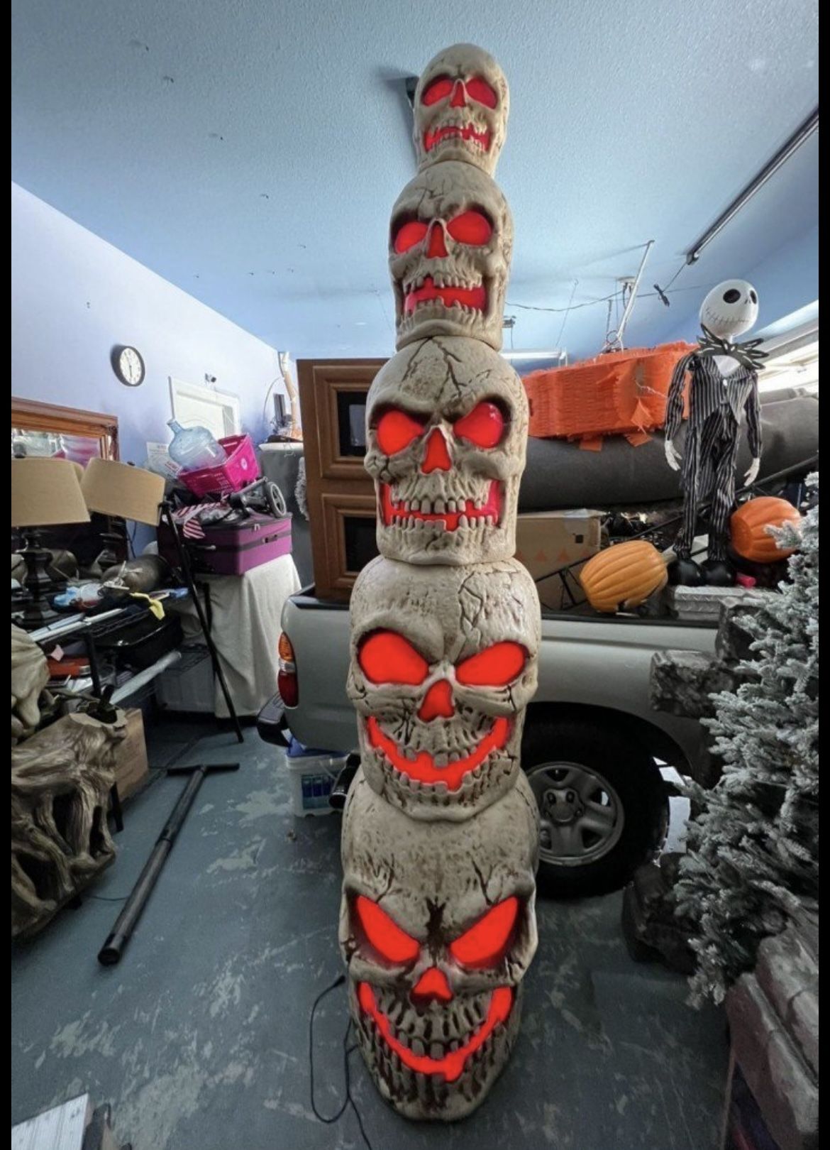Home Accents Skulls And Bones Skull Stacked Prop for Sale in Rialto, CA