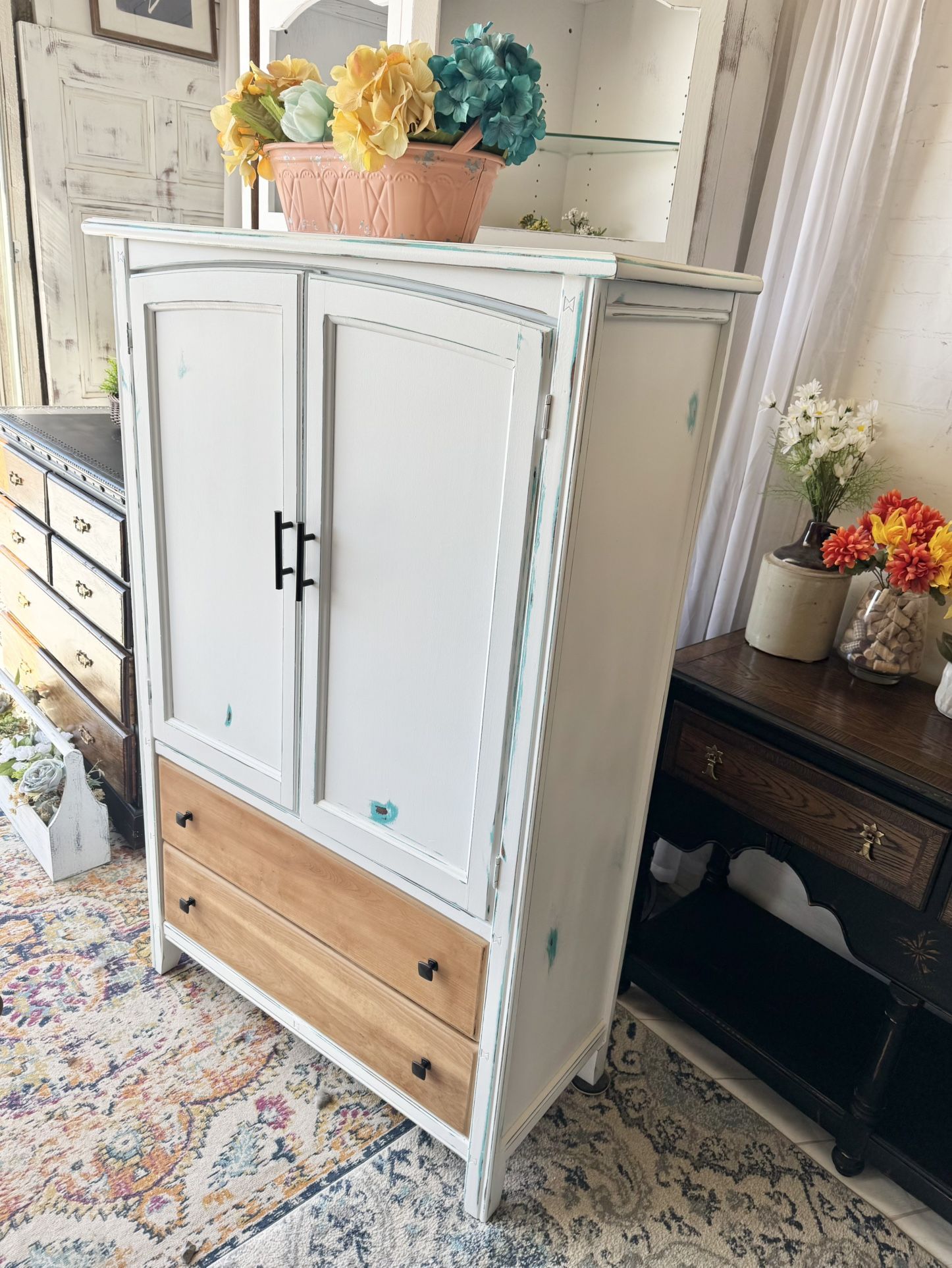 Dresser Bar Buffet Armoire