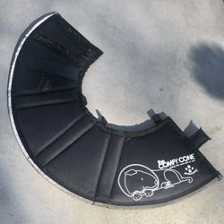 The Comfy Cone Small 14cm Black Recovery Collar Dog Cat Pet Adjustable (Silver Lake)