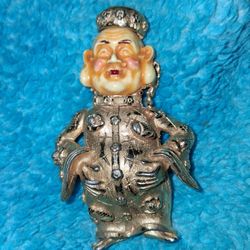 vintage Napier "Ming" figural pendant or brooch