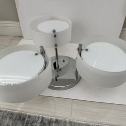 Universal 24” Semi-Flash 3 Lights Ceiling Light