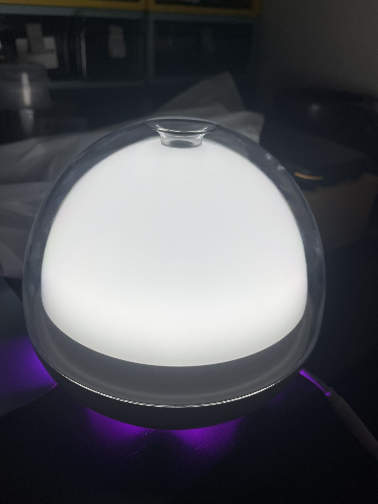 LED Beside Lamp & Night Light. Support Gesture/APP/Voice Control. 2usb charging Ports. Auto-timer function.