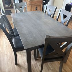 Kitchen Table 6 Chairs 