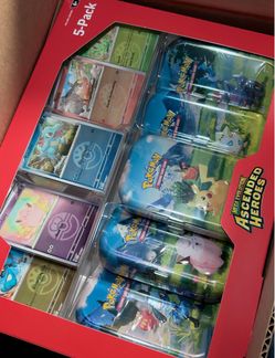 Pokemon Ascended 5pack tins