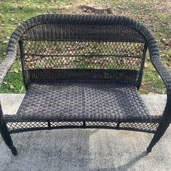 Wicker Bench