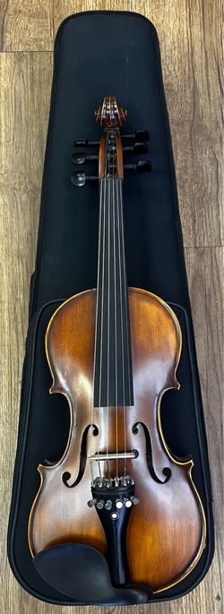 Acoustic-Electric 6-String Violin w/Case and Bow (No Name)