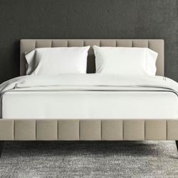 Saatva  Valencia Queen Bed (100% Linen) In Box