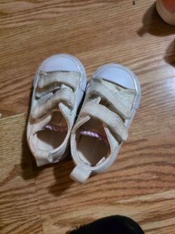 Toddler Iridescent Velcro Sneakers