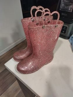 Light Up Sparkling Boots Size 11 Girls