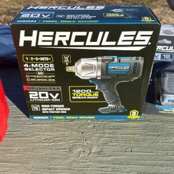 Hercules High Torque Impact Wrench  And Battery 