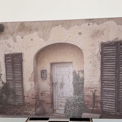 Old Door Canvas Wall Art 30”W  x 20”H
