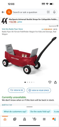 Plastic Radio Flyer Wagon