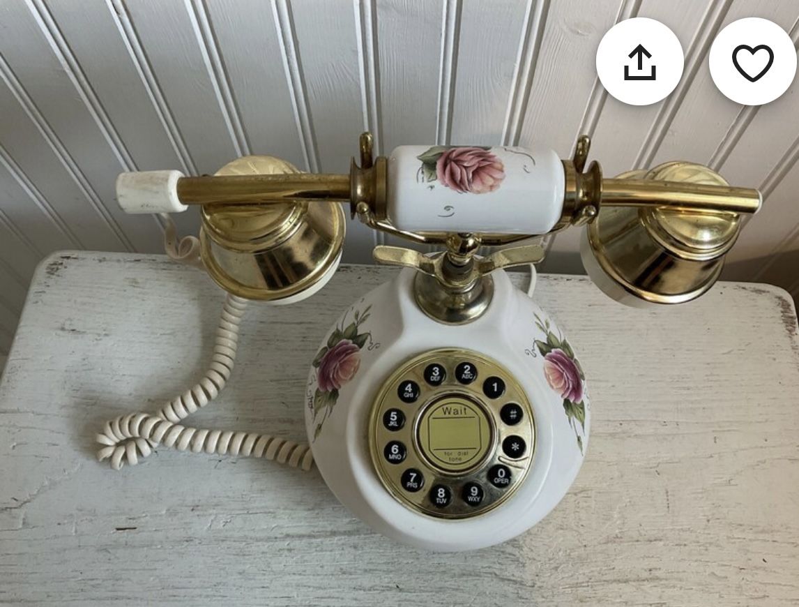 Vintage French Rotary Style Phone