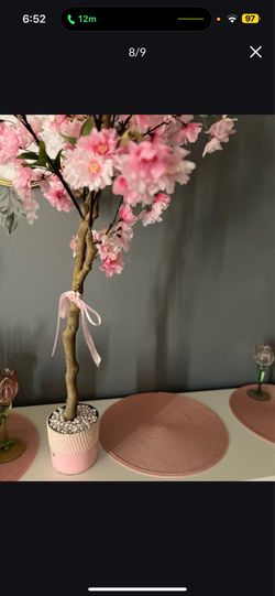 Cherry Blossom Tree With Pearl Accents