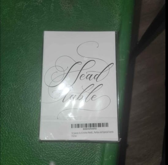 Table Numbers & Holders